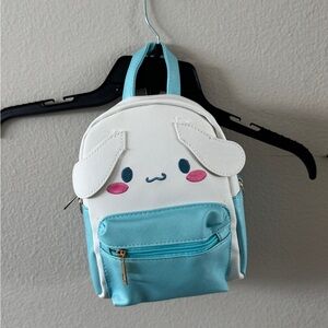 Charming White and Blue Kids Backpack
